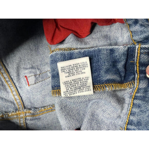 Vtg Ralph Lauren Polo Jeans Denim Skirt Womens 6 Knee Length Front Slit - Picture 5 of 6